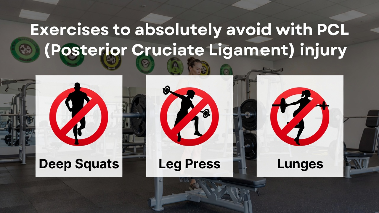 পিসিএল (PCL) ইনজুরির ব্যায়াম যা অবশ্যই এড়িয়ে চলবেন